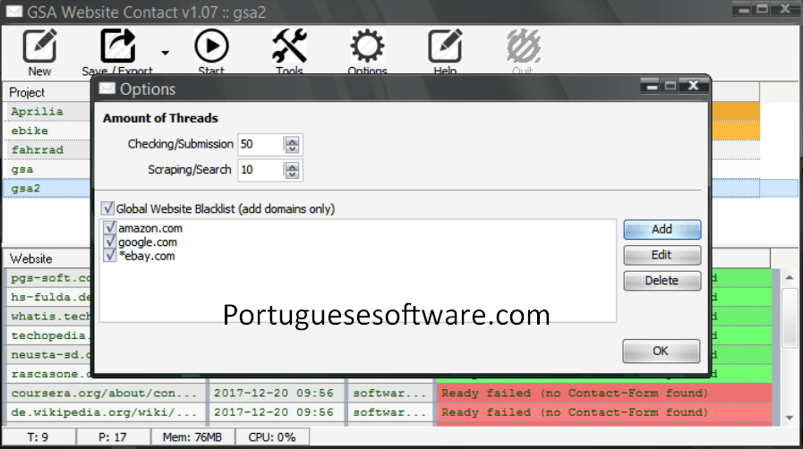 GSA Website Contact Crackeado